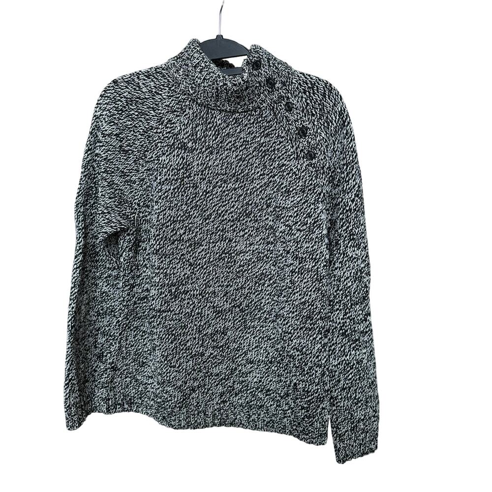 Ralph Lauren Sweater‎ Buttons Chunky Casual Oversized Classic Comfy Knit Fall